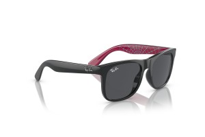 Ray-Ban Junior Justin RJ9069S, fekete keret, sötét szürke lencse
