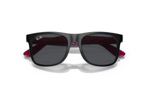 Ray-Ban Junior Justin RJ9069S, fekete keret, sötét szürke lencse