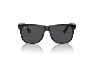 Ray-Ban Junior Justin RJ9069S, fekete keret, sötét szürke lencse