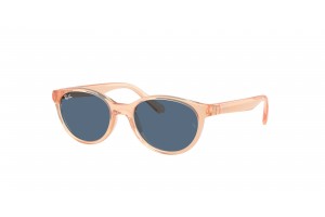 Ray-Ban RJ9080S gyerek napszemüveg – átlátszó narancs/sötétkék