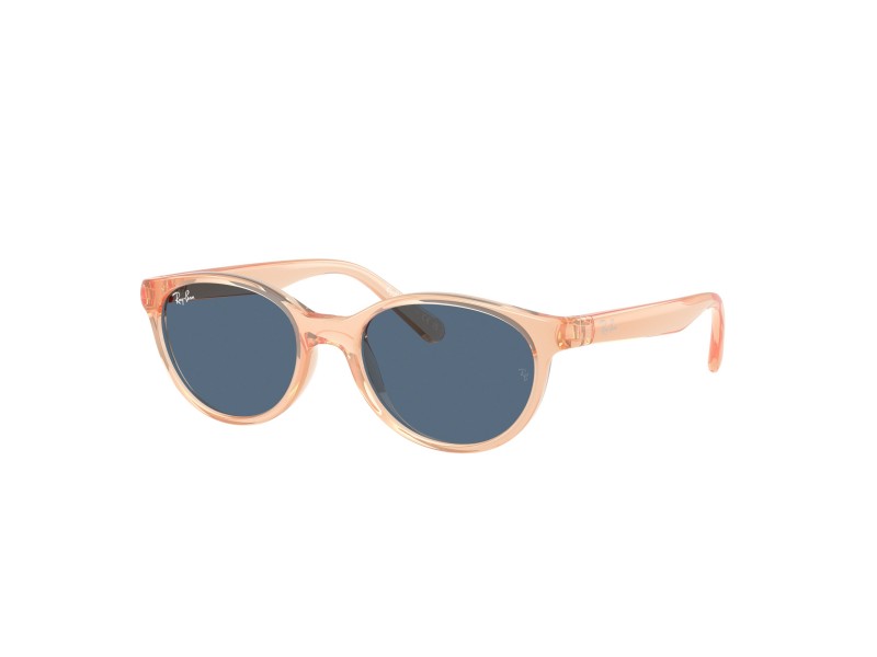 Ray-Ban RJ9080S gyerek napszemüveg – átlátszó narancs/sötétkék