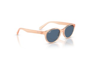 Ray-Ban RJ9080S gyerek napszemüveg – átlátszó narancs/sötétkék