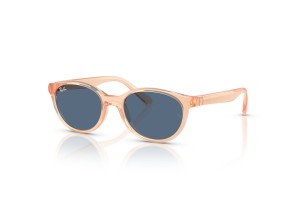 Ray-Ban RJ9080S gyerek napszemüveg – átlátszó narancs/sötétkék