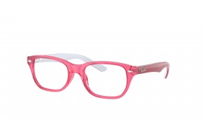 Ray-Ban RY1555 3978 Transparent Pink DEMO LENS gyermek szemüveg