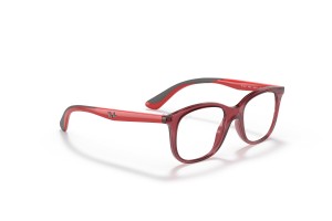 Ray-Ban RY1604 3866 - átlátszó piros gyerek szemüveg (DEMO)