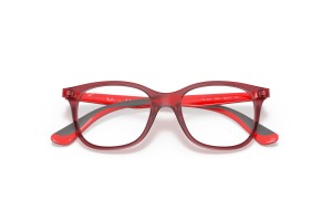 Ray-Ban RY1604 3866 - átlátszó piros gyerek szemüveg (DEMO)