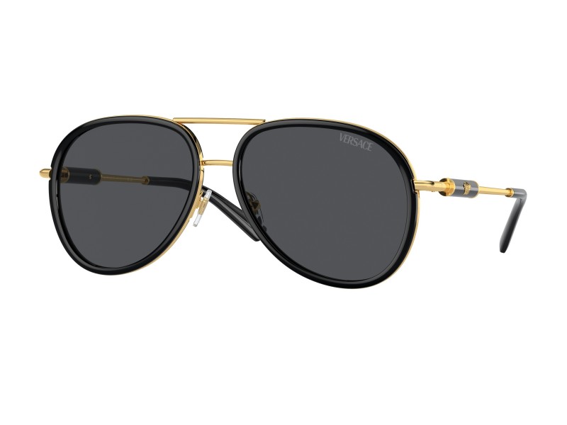 VERSACE VE2260 Black - sötét szürke lencse (60-16-140)