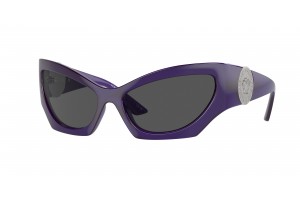 VERSACE VE4450 - Transparent Violet keret, sötétszürke