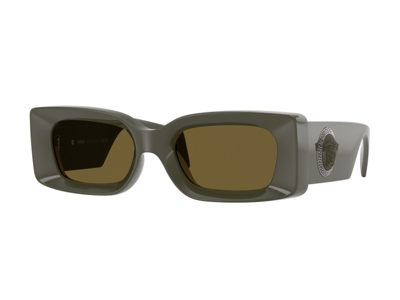 VERSACE VE4474U 549173 — olívazöld keret, barna lencse