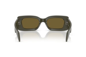 VERSACE VE4474U 549173 — olívazöld keret, barna lencse