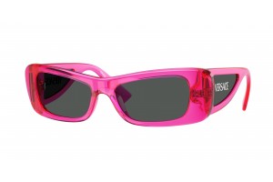 Versace VE4481 543487 – Fuchsia fluo keret, sötét szürke, UV