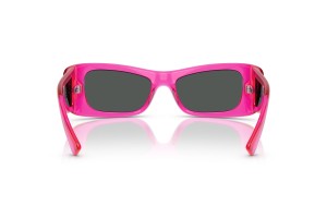 Versace VE4481 543487 – Fuchsia fluo keret, sötét szürke, UV