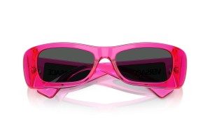 Versace VE4481 543487 – Fuchsia fluo keret, sötét szürke, UV