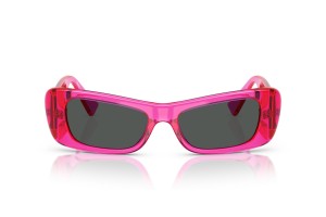 Versace VE4481 543487 – Fuchsia fluo keret, sötét szürke, UV