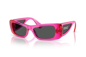 Versace VE4481 543487 – Fuchsia fluo keret, sötét szürke, UV