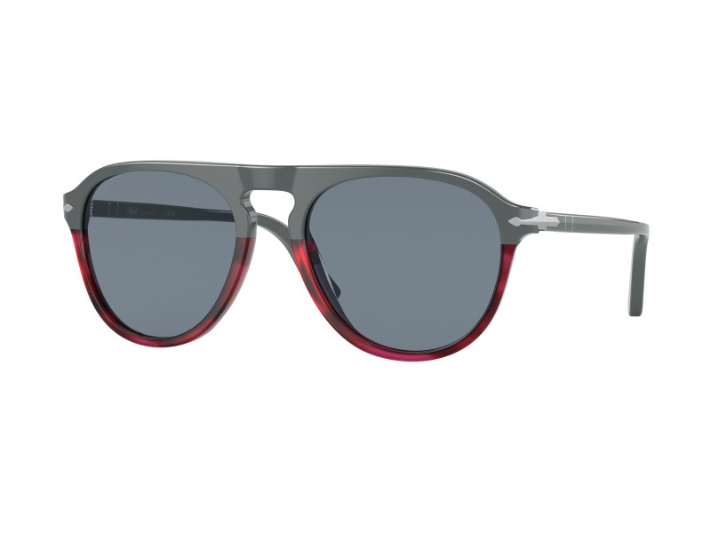 PERSOL PO3302S Grey Light Blue napszemüveg