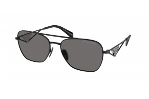 PRADA PR A50S 1AB5Z1 Metal Black Dark Grey Polarized napszemüveg