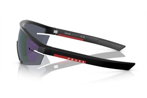 PRADA LINEA ROSSA PS 03ZS – matt fekete, sötétkék tükrös lencse
