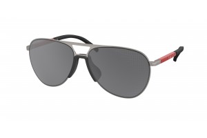 PRADA LINEA ROSSA PS 51XS - Gunmetal szürke, fekete tükrös