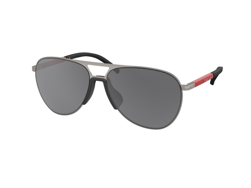PRADA LINEA ROSSA PS 51XS - Gunmetal szürke, fekete tükrös
