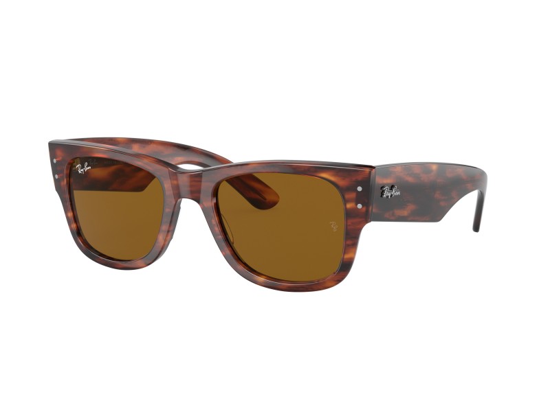 Ray-Ban RB0840S Mega Wayfarer csíkos Havana Brown