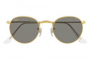 RAY-BAN RB3447 ROUND METAL Gold napszemüveg (9196BL)