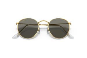 RAY-BAN RB3447 ROUND METAL Gold napszemüveg (9196BL)