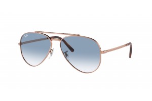 RAY-BAN RB3625 New Aviator - Rose Gold / átlátszó kék