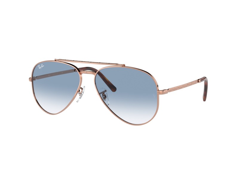 RAY-BAN RB3625 New Aviator - Rose Gold / átlátszó kék