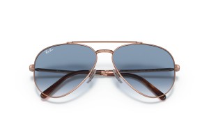 RAY-BAN RB3625 New Aviator - Rose Gold / átlátszó kék