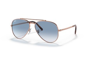 RAY-BAN RB3625 New Aviator - Rose Gold / átlátszó kék