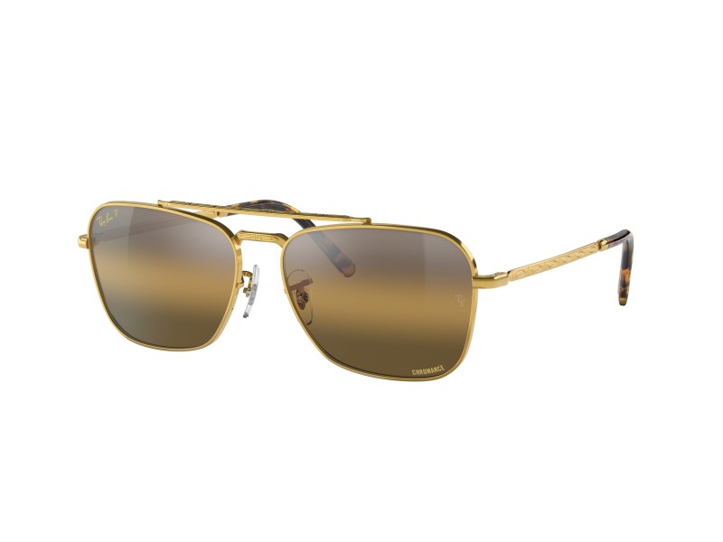 Ray-Ban RB3636 New Caravan arany-ezüst keret barna polarizált