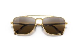Ray-Ban RB3636 New Caravan arany-ezüst keret barna polarizált