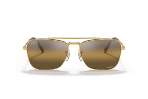 Ray-Ban RB3636 New Caravan arany-ezüst keret barna polarizált
