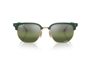 RAY-BAN RB4416 Clubmaster Green On Gold polarizált