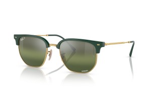 RAY-BAN RB4416 Clubmaster Green On Gold polarizált