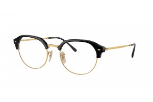 Ray-Ban RB4429 Black On Gold Clear/Grey napszemüveg