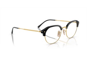 Ray-Ban RB4429 Black On Gold Clear/Grey napszemüveg