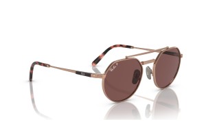 Ray-Ban RB8265 Jack II titán, Rose Gold, Dark Violet