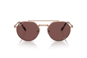 Ray-Ban RB8265 Jack II titán, Rose Gold, Dark Violet