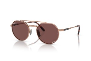 Ray-Ban RB8265 Jack II titán, Rose Gold, Dark Violet
