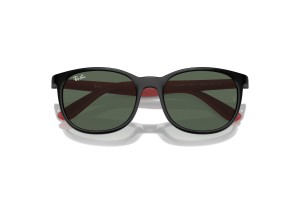 Ray-Ban RJ9079S 713171 fekete-piros sötétzöld lencse