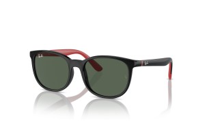 Ray-Ban RJ9079S 713171 fekete-piros sötétzöld lencse