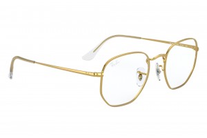 Ray-Ban RX6448 HEXAGONAL Gold demo lencse szemüveg