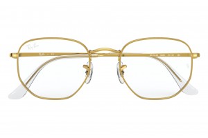 Ray-Ban RX6448 HEXAGONAL Gold demo lencse szemüveg