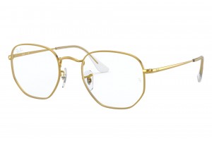 Ray-Ban RX6448 HEXAGONAL Gold demo lencse szemüveg