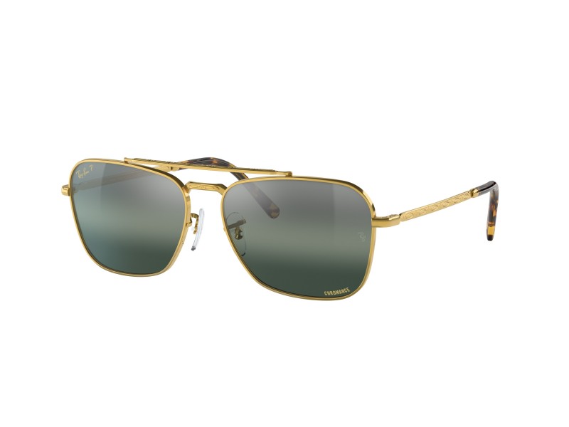 RAY-BAN RB3636 CARAVAN Gold/Silver kék polarizált