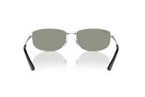 RAY-BAN RB3732 003/40 ezüst napszemüveg zöld tükrös lencsével
