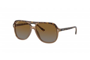 Ray-Ban RJ9096S 7152T5 JUNIOR BILL Havana On Transparent Brown Brown & Grey Polarized gyermek napszemüveg