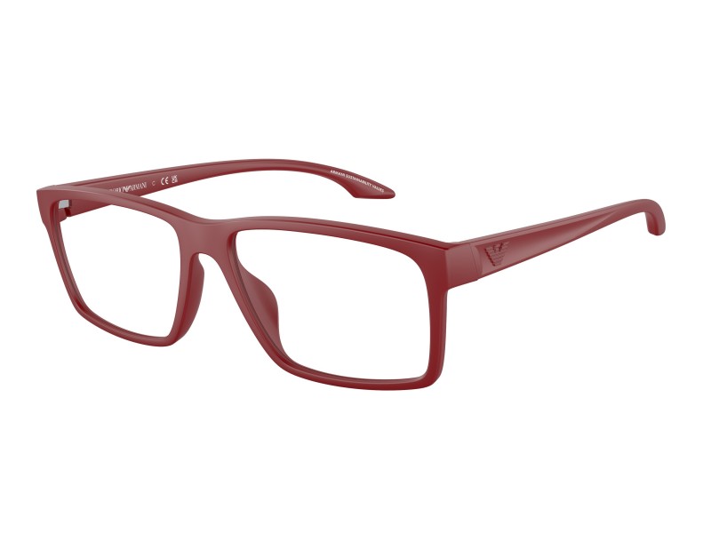 Emporio Armani EA3210U 5067 piros gumírozott szemüveg